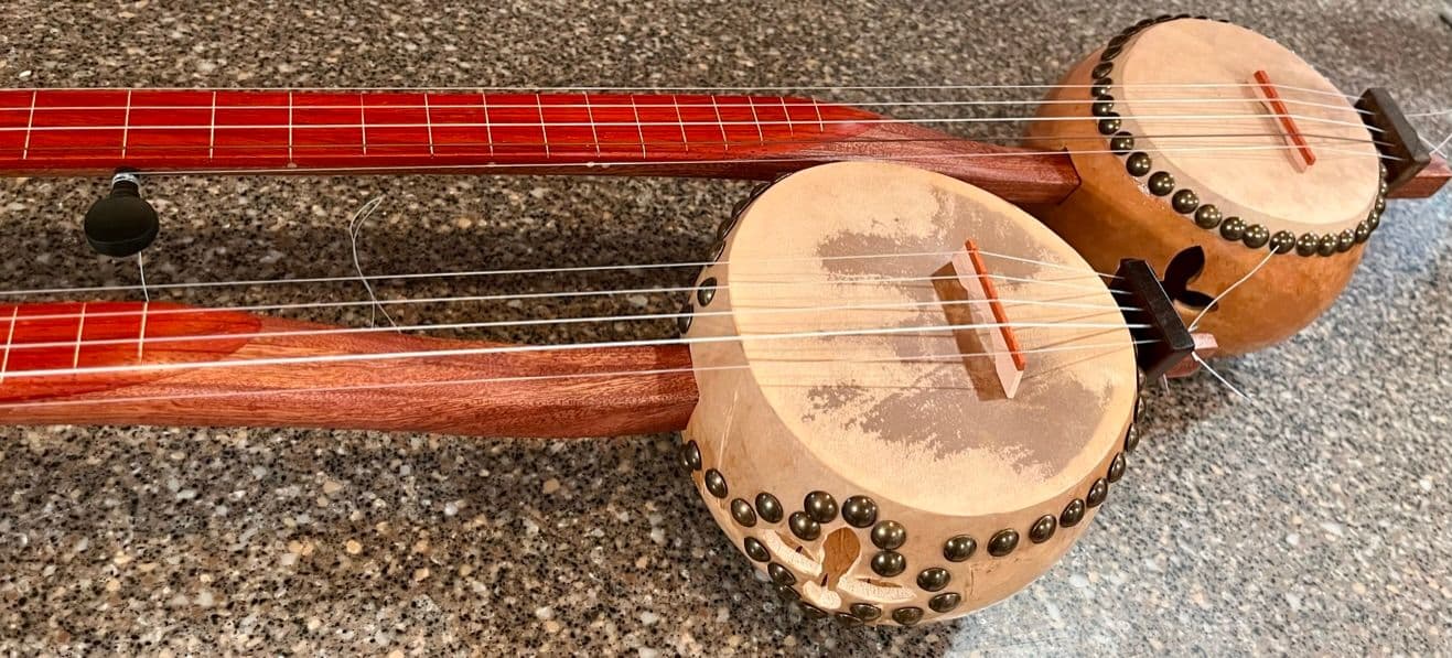 Two gourd banjos