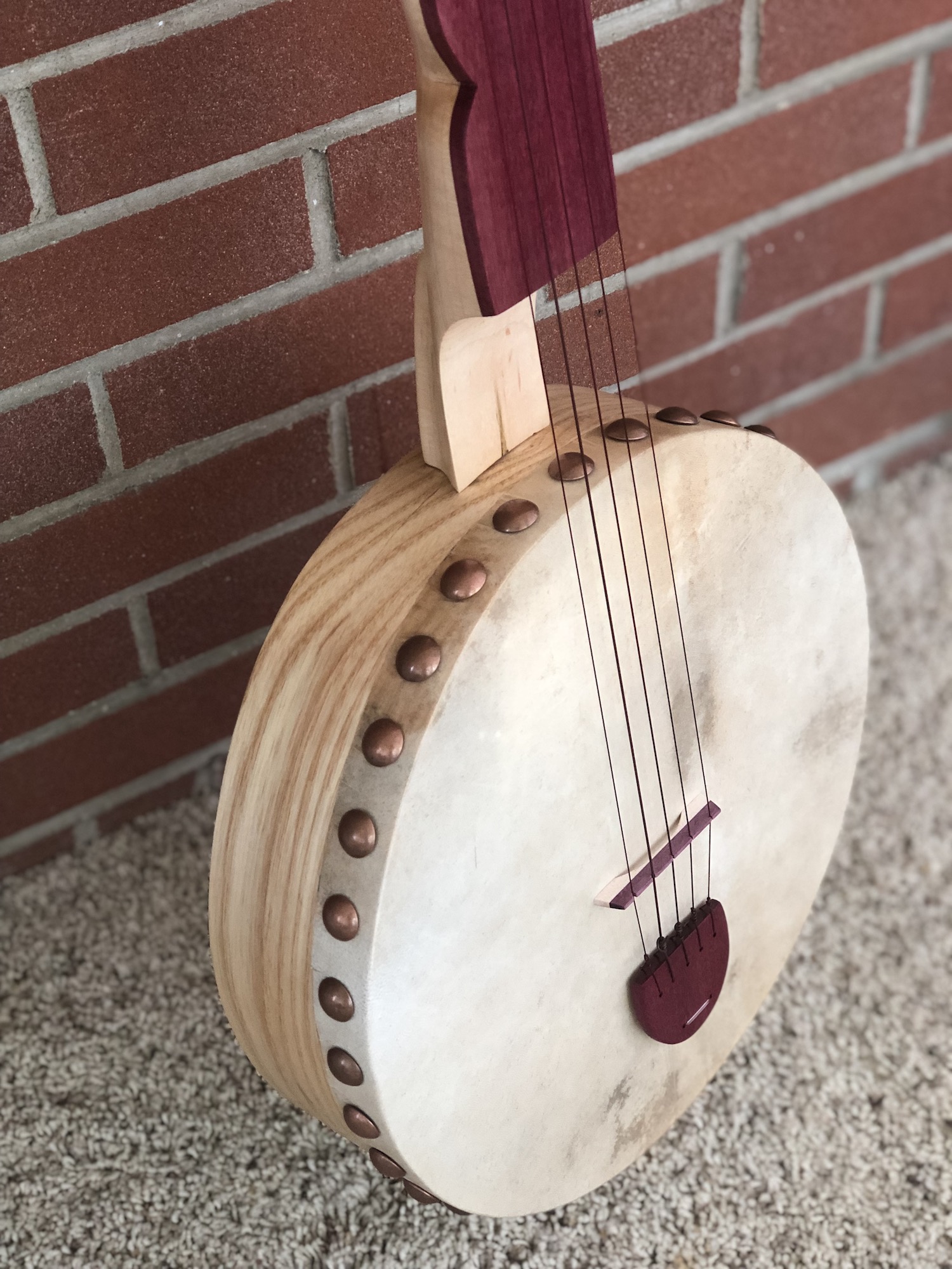 Maple and purpleheart body
